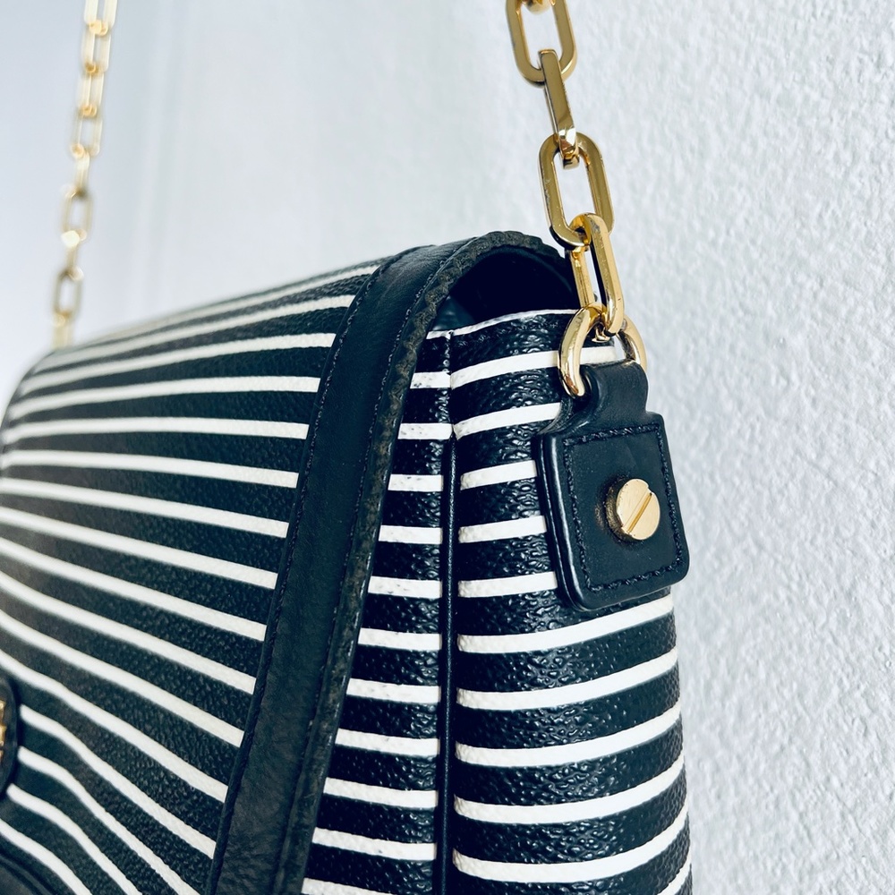 Tory Burch Viva Striped Crossbody Bag - Rare! - Picture 10 of 16